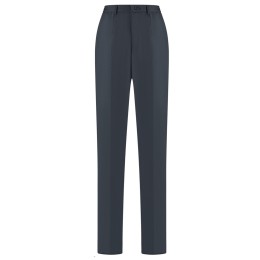 Bulk custom charcoal grey manager women's trousers supply herringbone elastic straight leg trousers trousers supplier 50%polyester 50% wool 275g WK5005 SKWT015 Bulk custom charcoal grey manager women's trousers supply herringbone elastic straight leg trousers trousers supplier 50%polyester 50% wool 275g WK5005 SKWT015